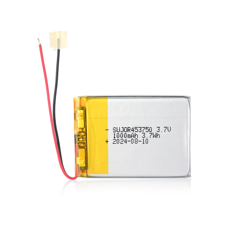 Lithium polymer battery pack 3.7V 453750 1000mAh