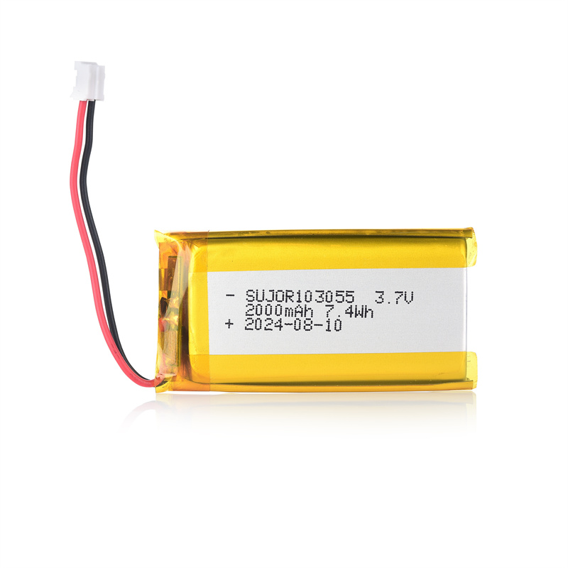 High energy Polymer Lithium ion Battery 103055 2000mAh 3.7V for GPS