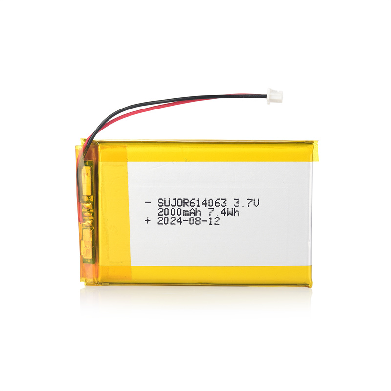 614063 3.7V 2000mAh Lithium polymer battery pack for miniature explosion-proof headlamp