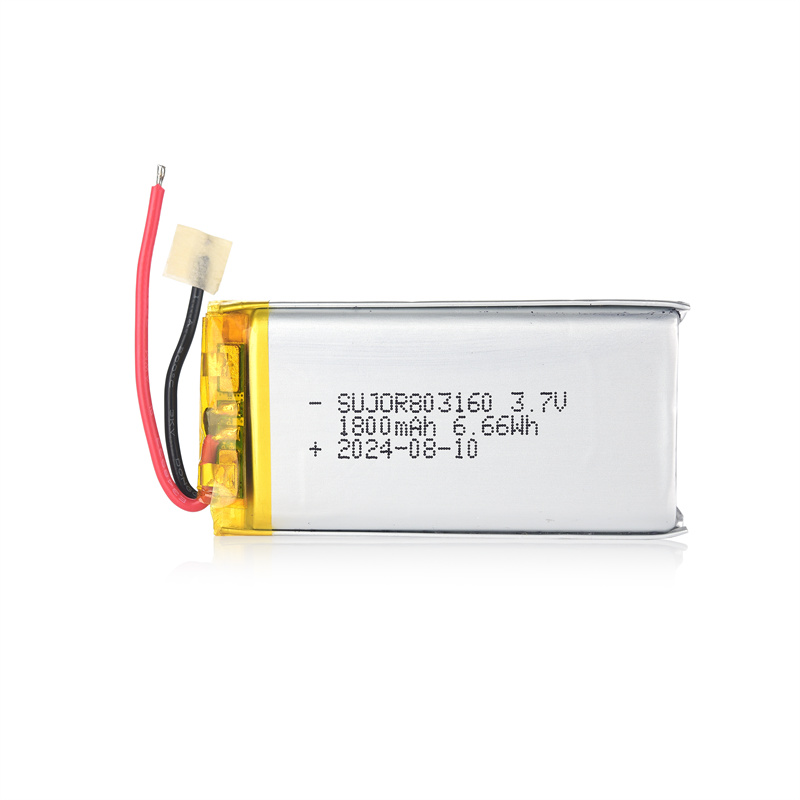 Li-ion polymer battery 803160 3.7V 1800mAh for handheld terminal