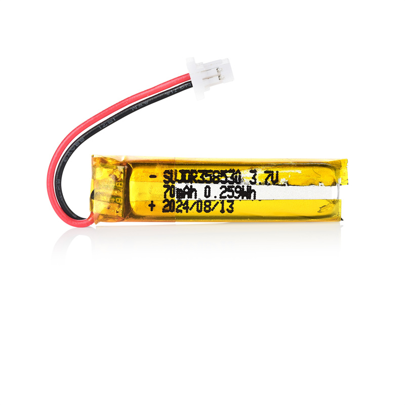 Polymer Lithium-ion battery pack 358530 3.7V 70mAh for smart wearable device