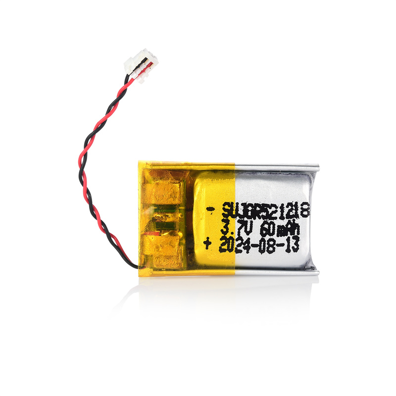 Customized small Lithium polymer battery 3.7V 521218 60mAh for bluetooth earphone