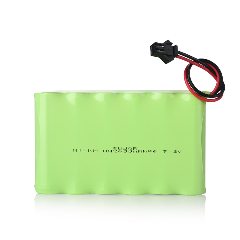 Rechargeable NiMH battery 7.2V AA2600mAh for emergency lighting