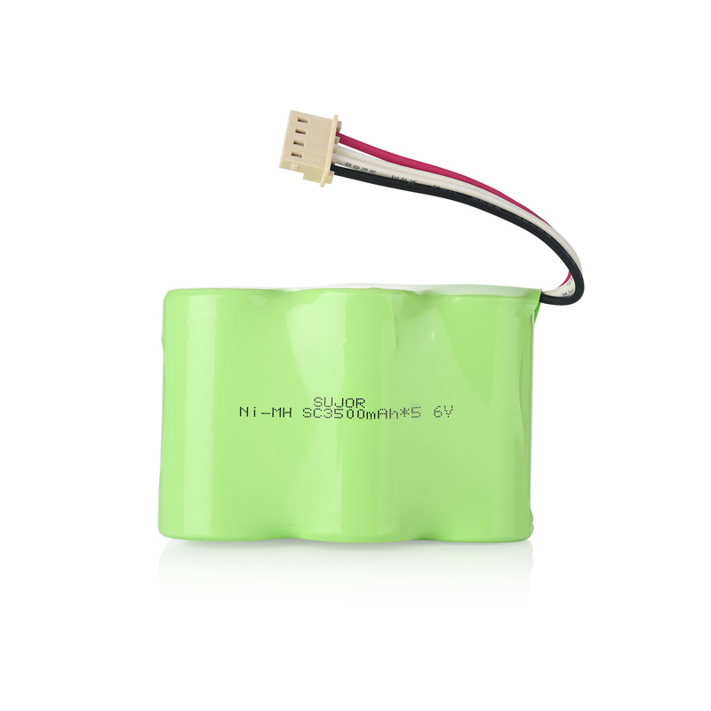 6V SC3500mAh high rate NiMh battery for robot vacuum cleaner