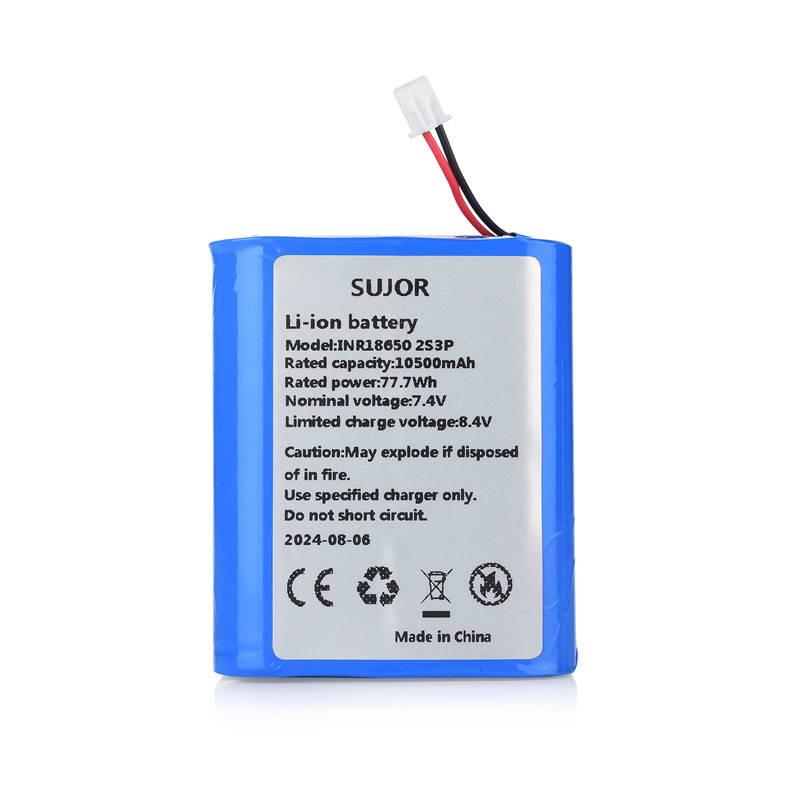 7.4V 18650 10500mAh 2S3P Panasonic Lithium ion power battery pack