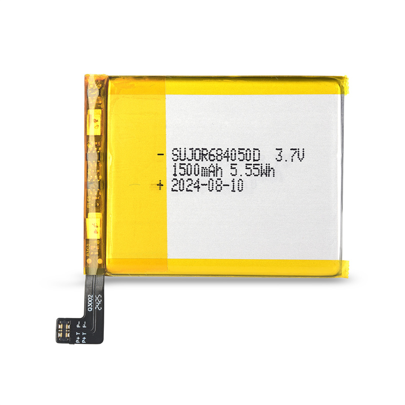 684050D 3.7V 1500mAh Low temperature Lipol battery for E-call