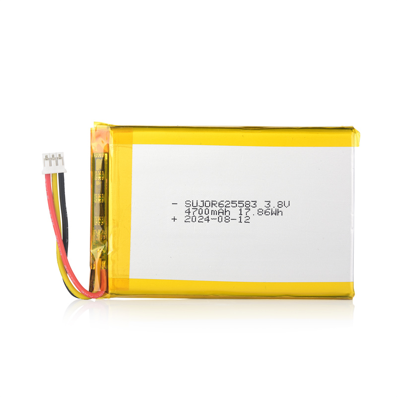 625583 4700mAh 3.8V Li-polymer battery Intelligent Dynamic ECG Monitor Equipment and Portable Medical Equipment