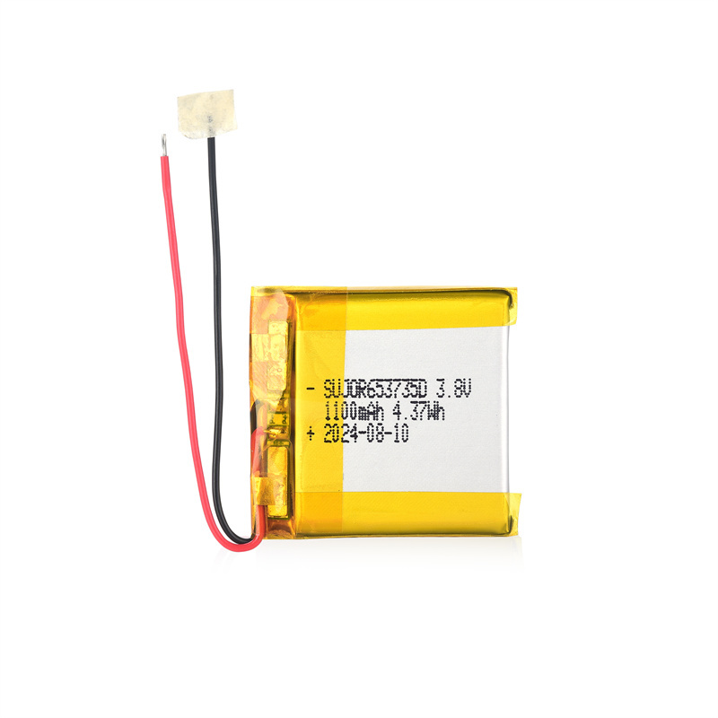 653735D 3.8V 1100mAh Low temperature Lithium polymer battery for rugged power supply