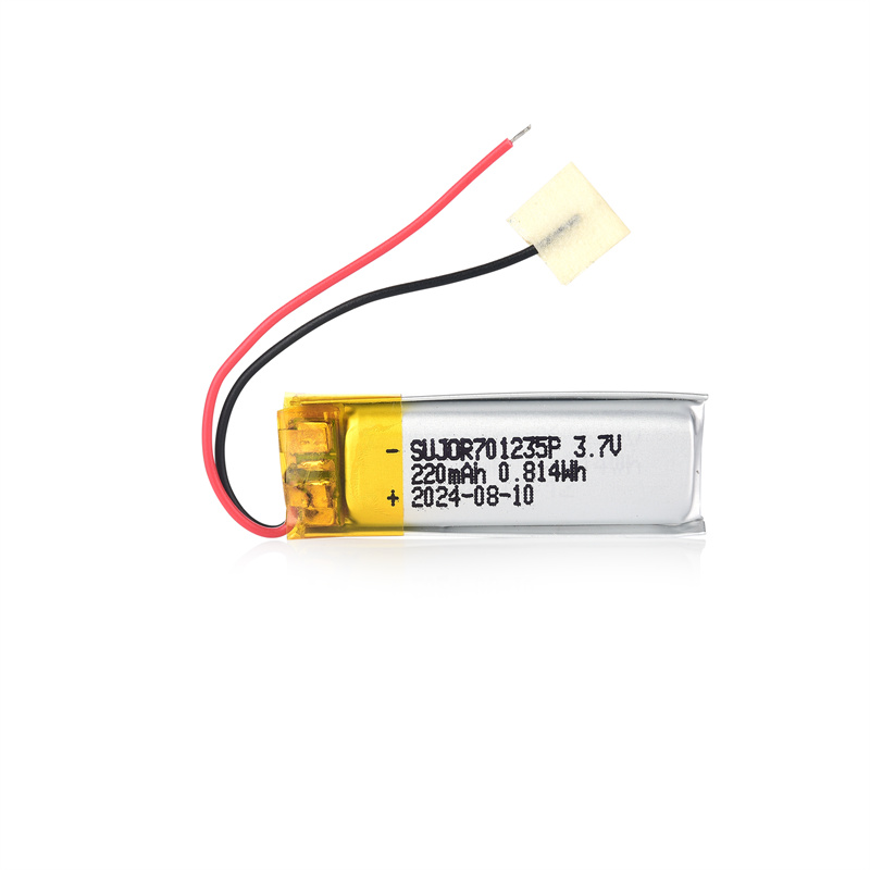 701235P 3.7V 220mAh Li-ion polymer battery high drain