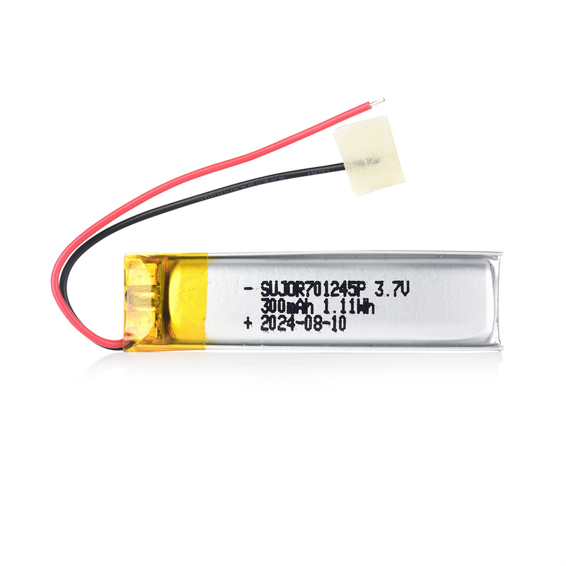 701245P 300mAh 3.7V Lithium-polymer battery